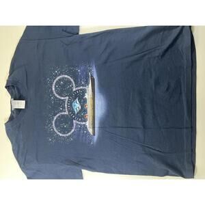 Disney Cruise Line Graphic T-Shirt Navy Blue Large